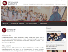 Tablet Screenshot of impresariatkulinarny.pl